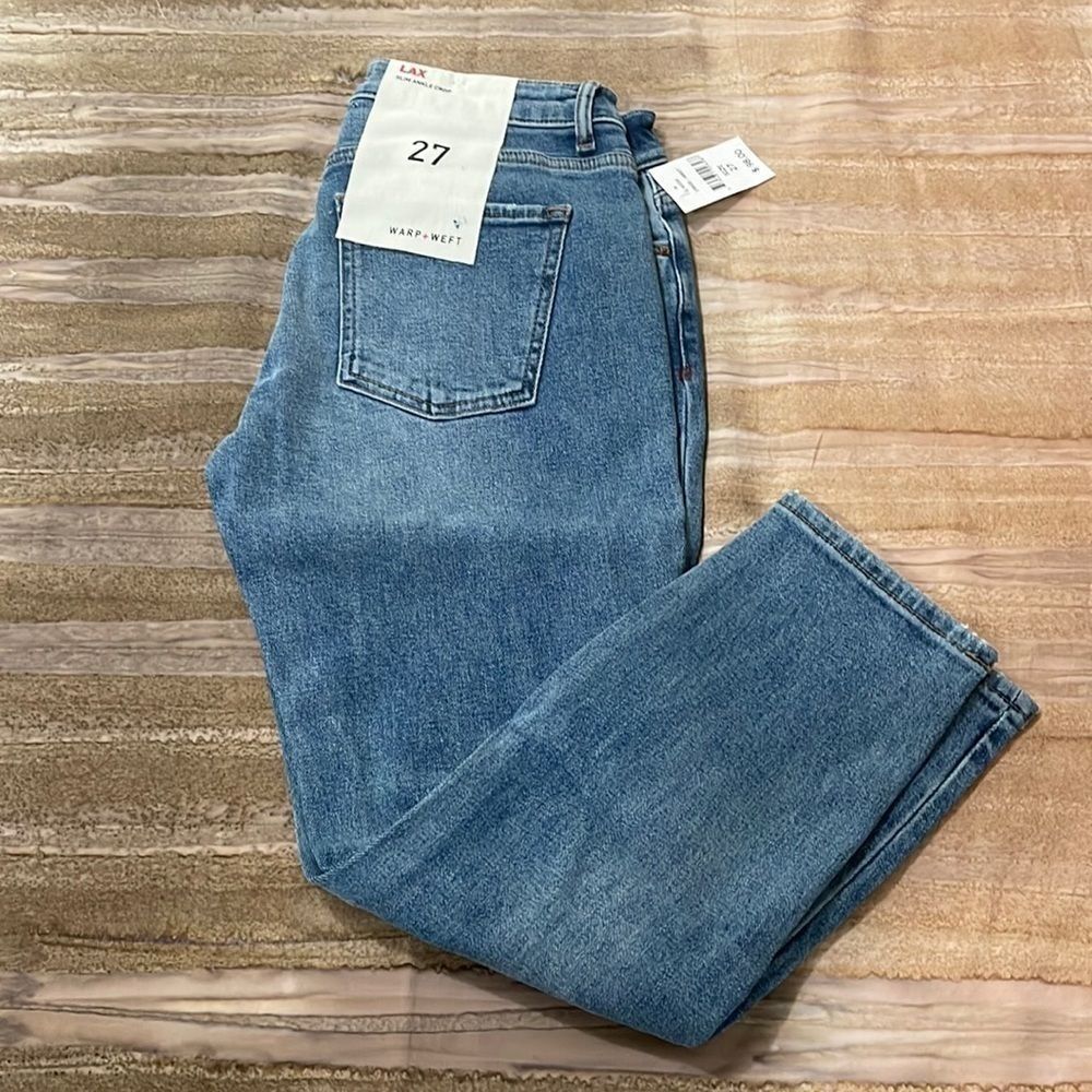 Warp and Weft LAX Slim Ankle Crop Jeans-27